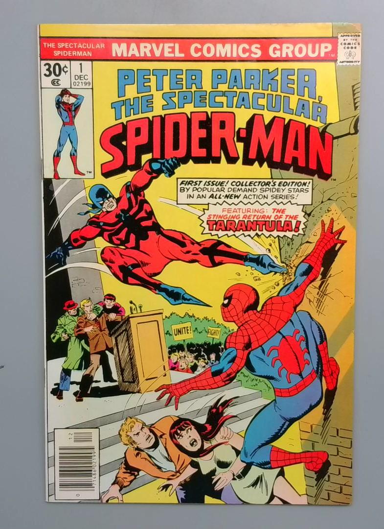 Spectacular Spider-Man #1 1st Appearance of Edward Lansky Marvel 1976
