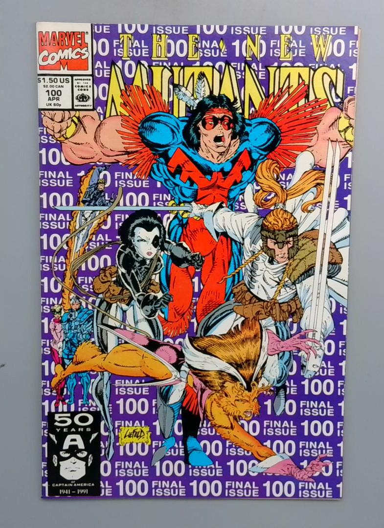 New Mutants #100 NM- Final Issue Marvel 1991