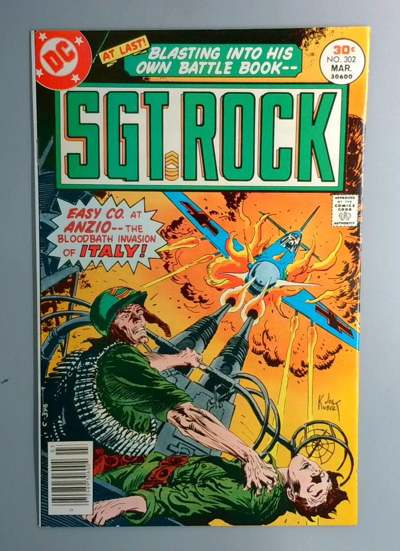 Sgt. Rock #302 VF+ Joe Kubert DC 1977