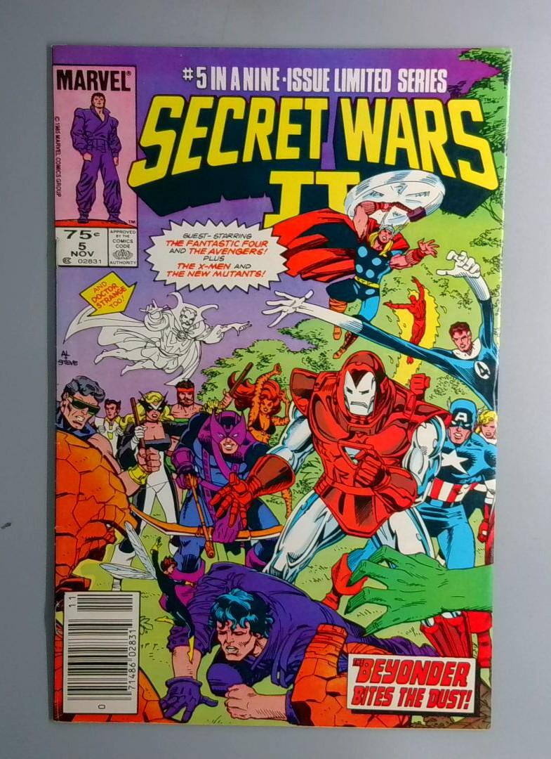 Secret Wars Ii #5b 1st Boom-Boom, Newsstand Marvel 1985