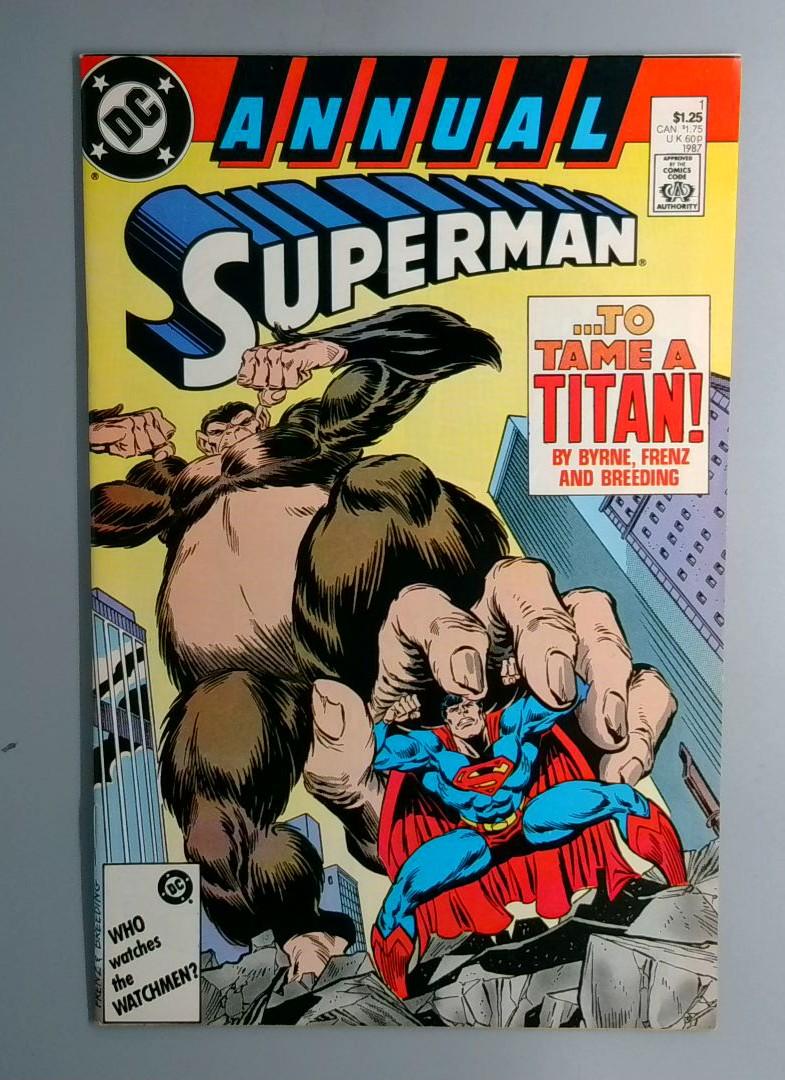 Superman Annual #1 VF/NM 1st Post Crisis Titano DC 1987