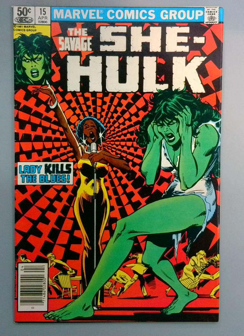 Savage She-Hulk #15 1st Appearance of Beverly Cross Newsstand Marvel 1981