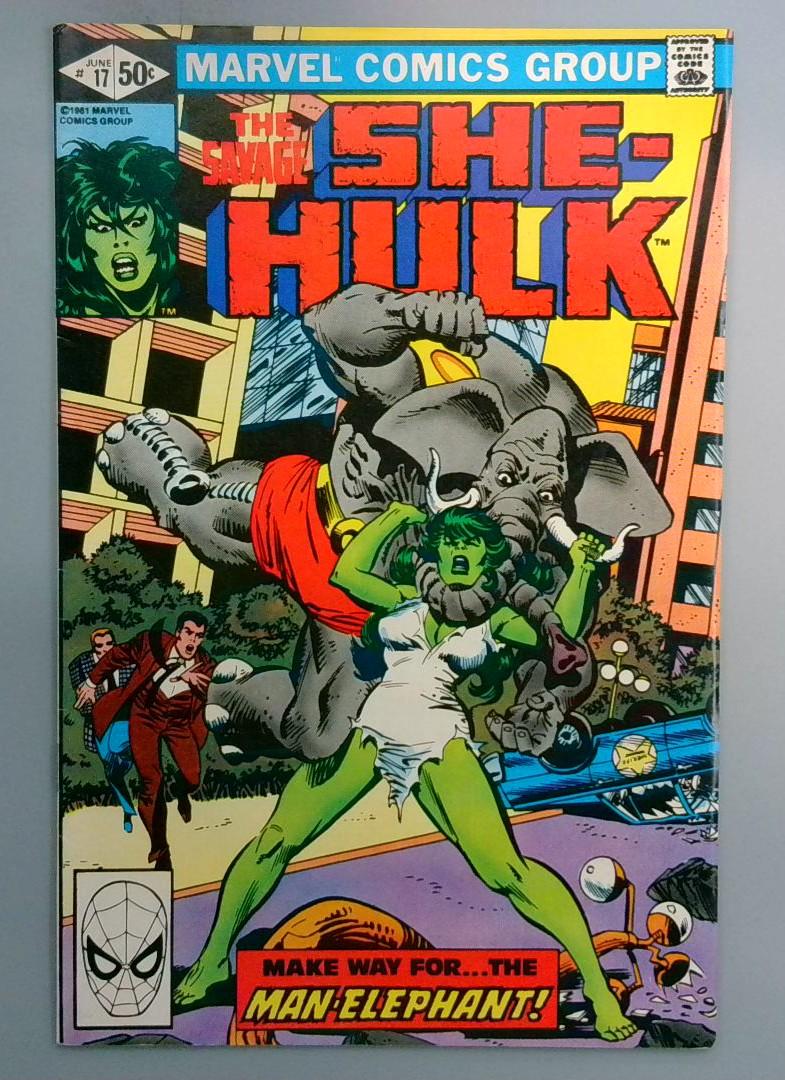 Savage She-Hulk #17 1st Appearance of Man-Elephant Marvel 1981