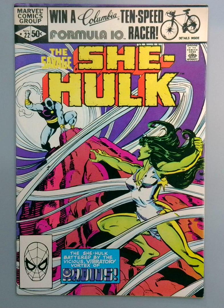 Savage She-Hulk #22 VF 1st Radius Marvel 1982