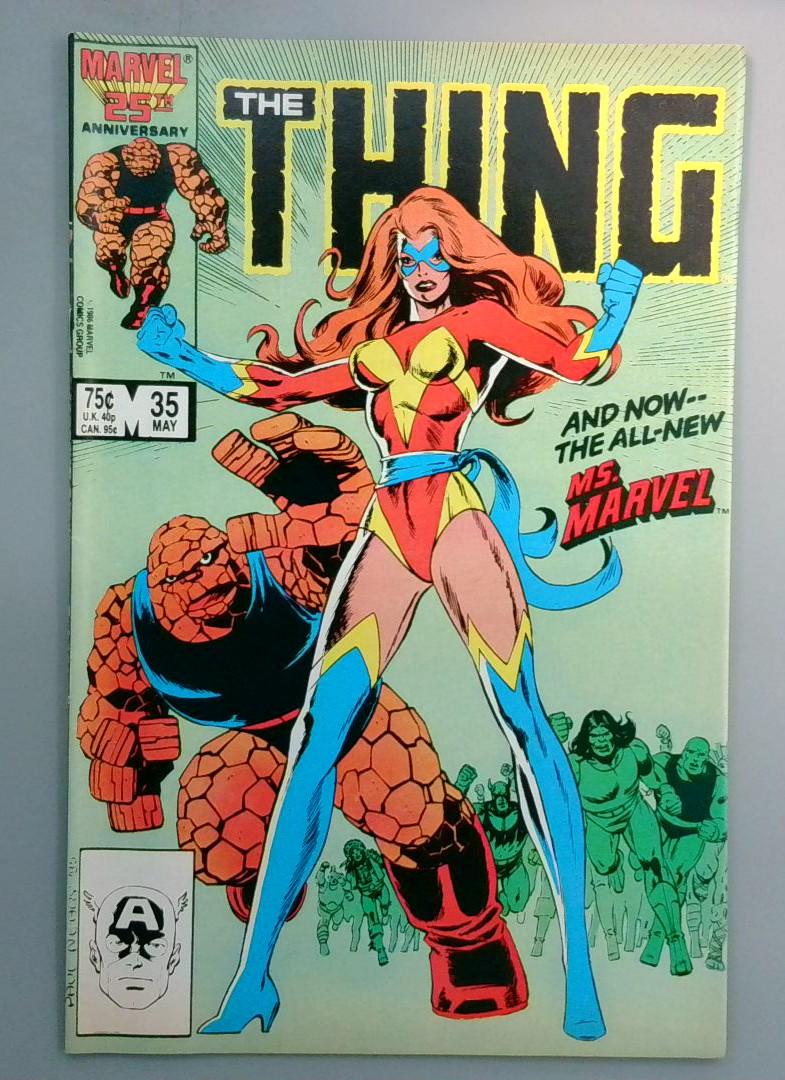 The Thing #35 1st Appearance of Ms Marvel Marvel 1986