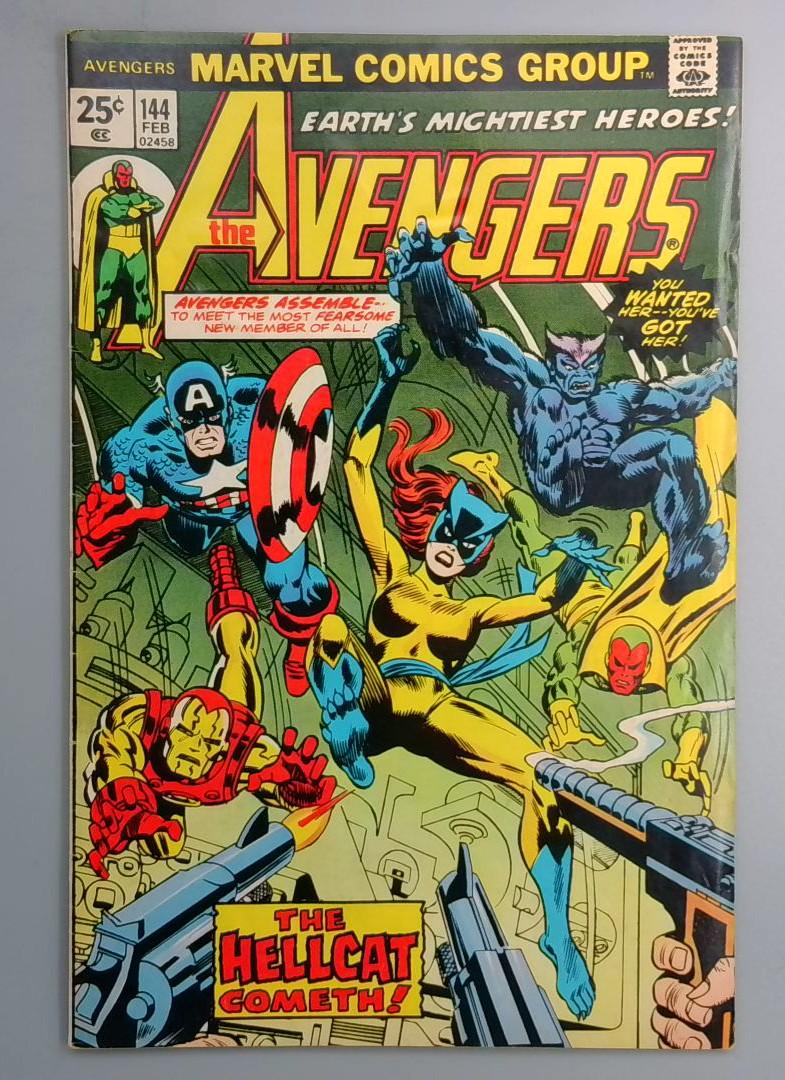 Avengers #144 VG+ 1st Appearance of Hellcat Marvel 1976