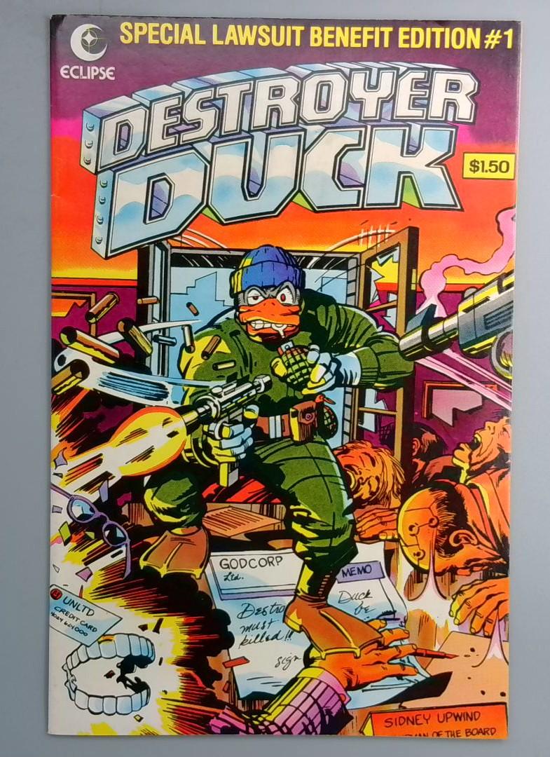 Destroyer Duck #1 VF- 1st Groo Eclipse 1982
