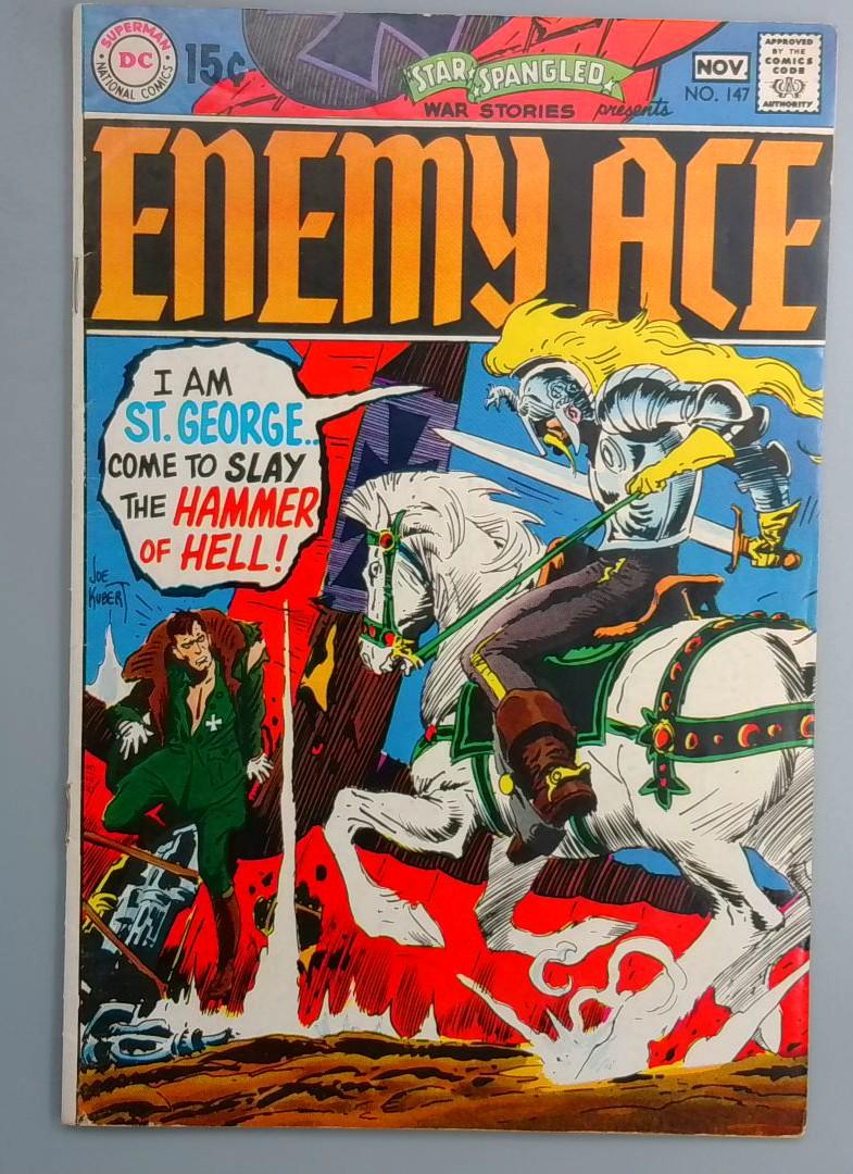 Star Spangled War Stories #147 VG/FN Enemy Ace DC Comics 1969