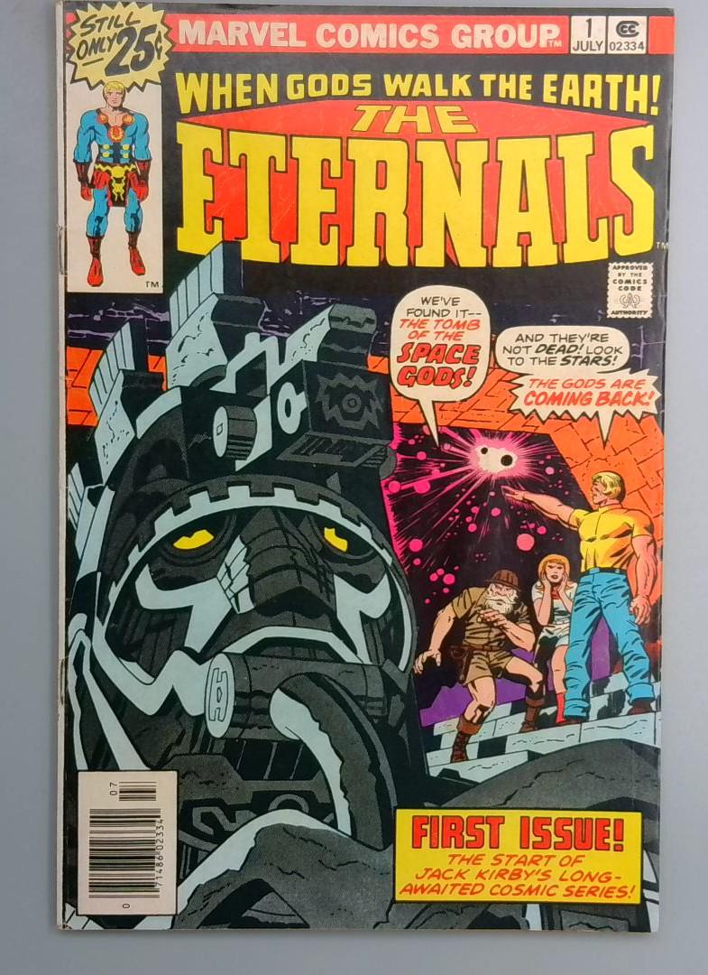 The Eternals #1 Jack Kirby, 1st Ikkaris Marvel July 1976