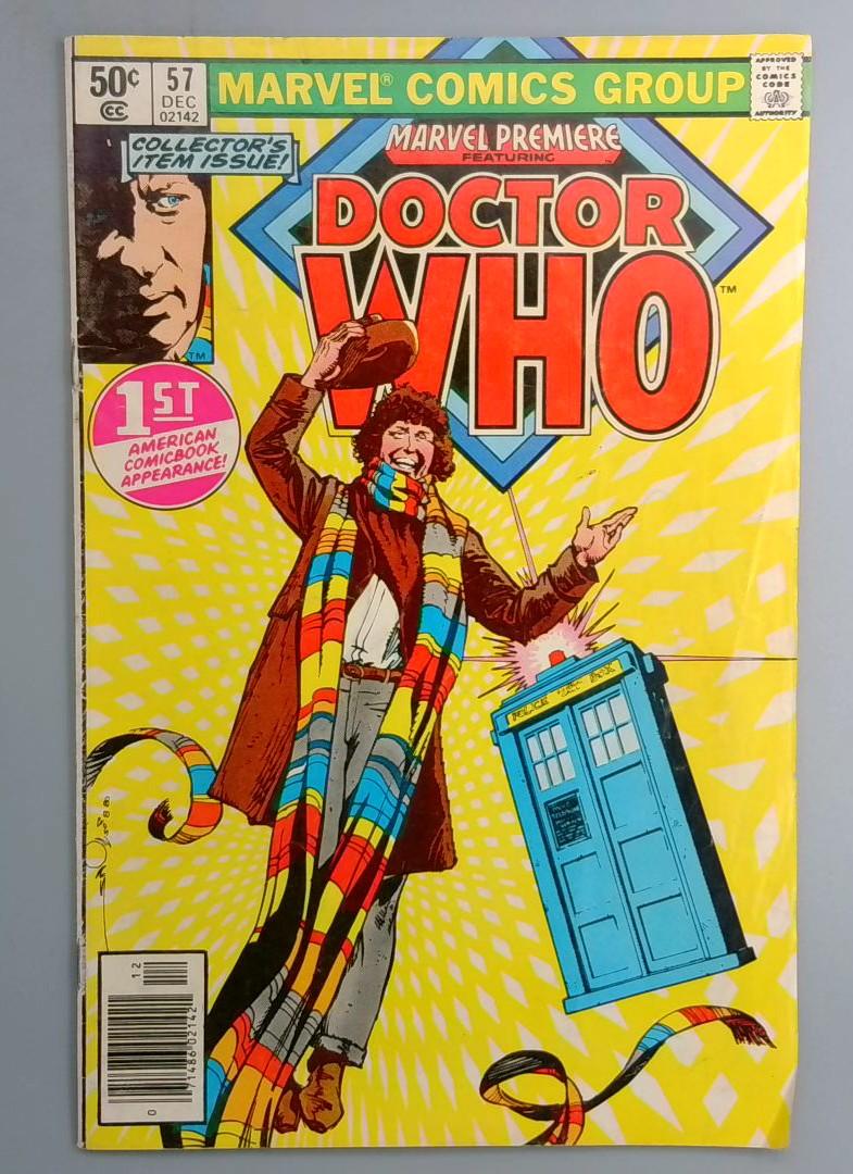 Marvel Premiere #57 Doctor Who, Newsstand Marvel 1980