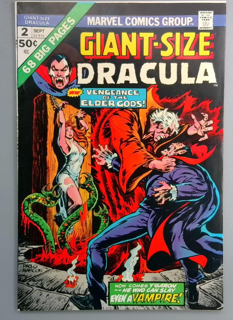 Giant-Size Dracula #2 VF formerly Giant-Size Chillers Marvel 1974