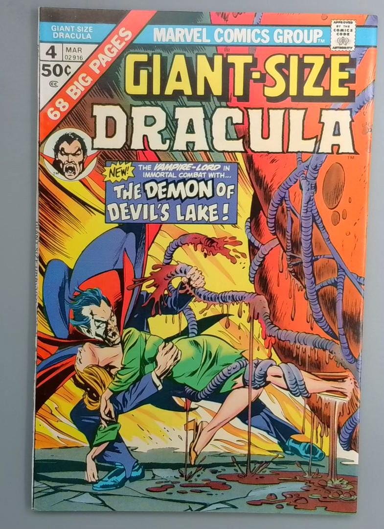 Giant-Size Dracula #4 VF/NM Steve Ditko Reprint Marvel 1975