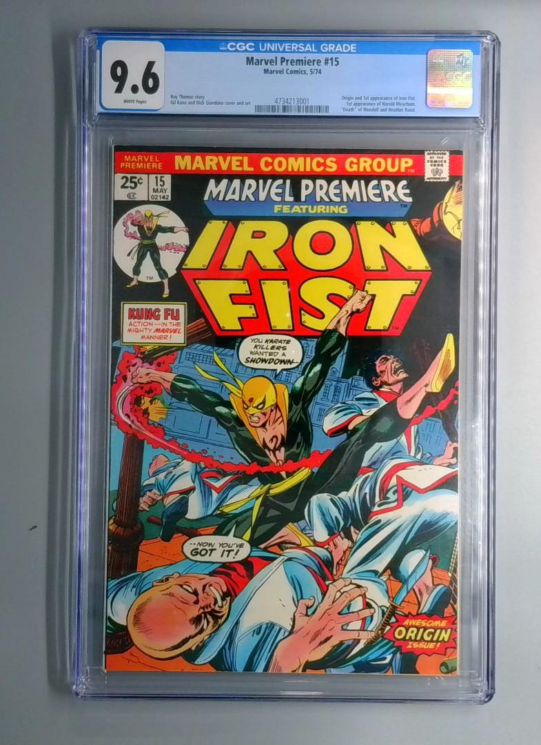 Marvel Premiere #15 CGC 9.6 1st Iron Fist 🗝 Marvel 1974
