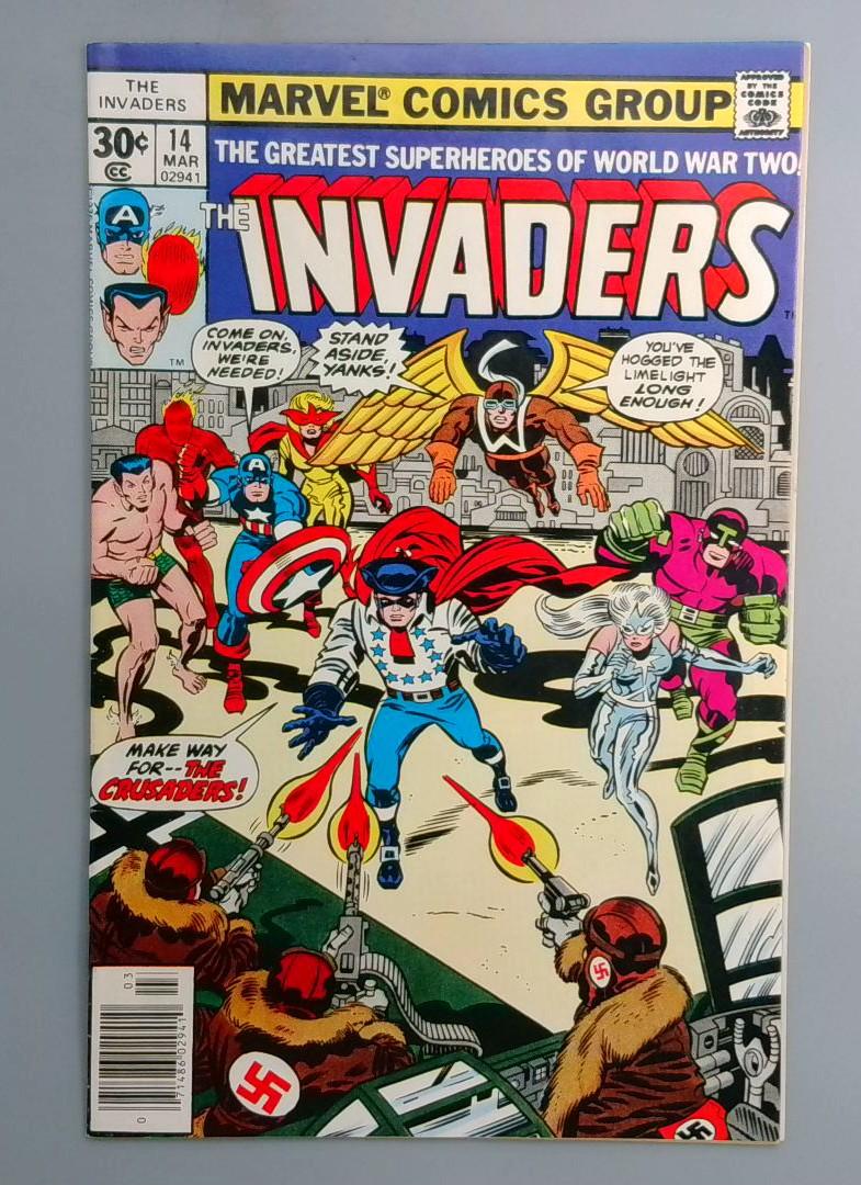 Invaders #14 1st Appearance of the Crusaders Spirit of 76 Marvel 1977