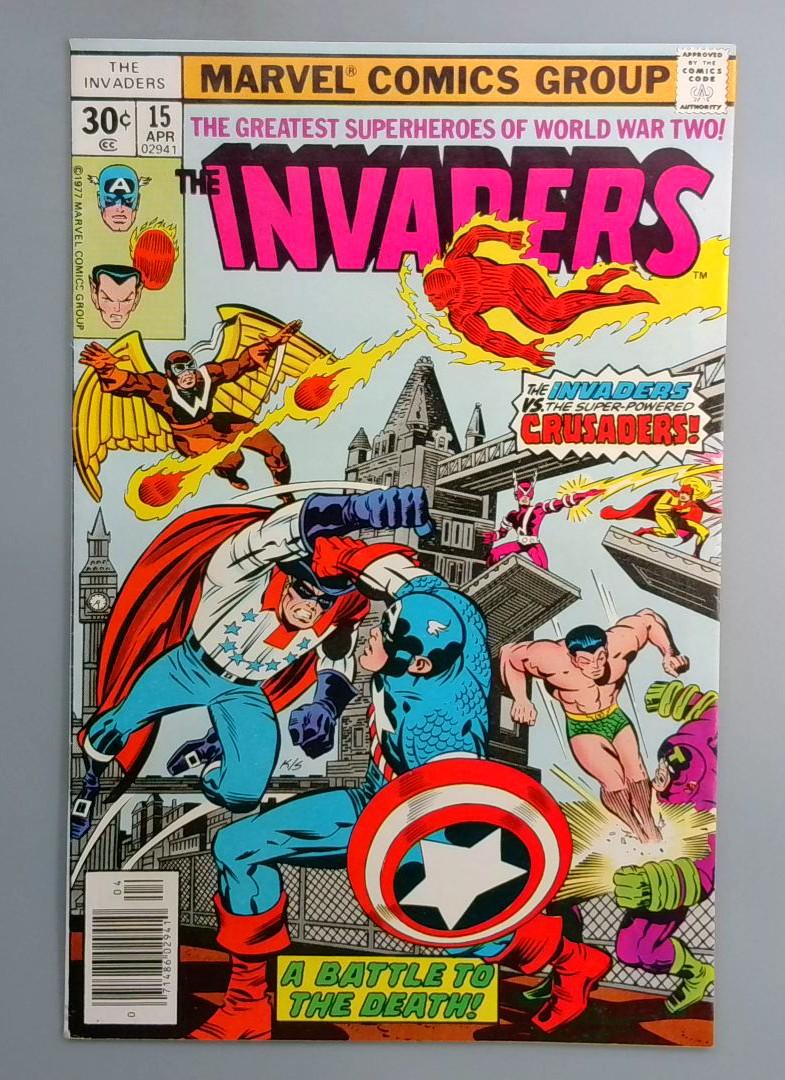 Invaders #15 FN Marvel 1977