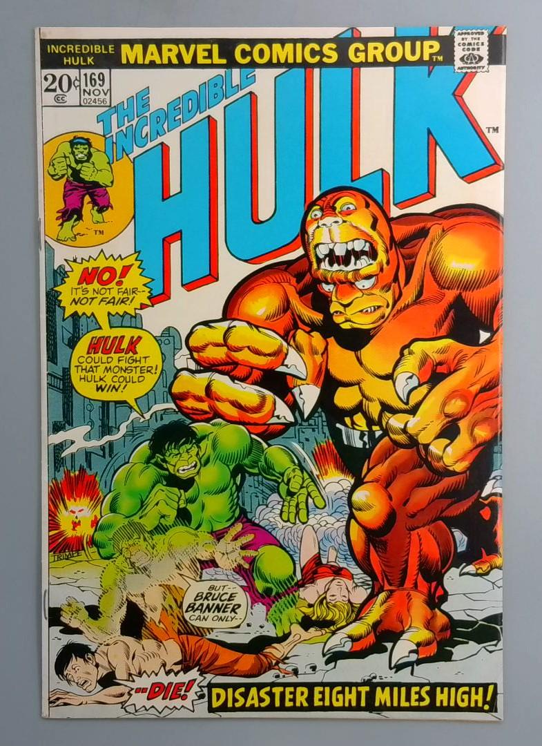 Incredible Hulk #169 FN 1st and Only Appearance of Bi-Beast Marvel 1973