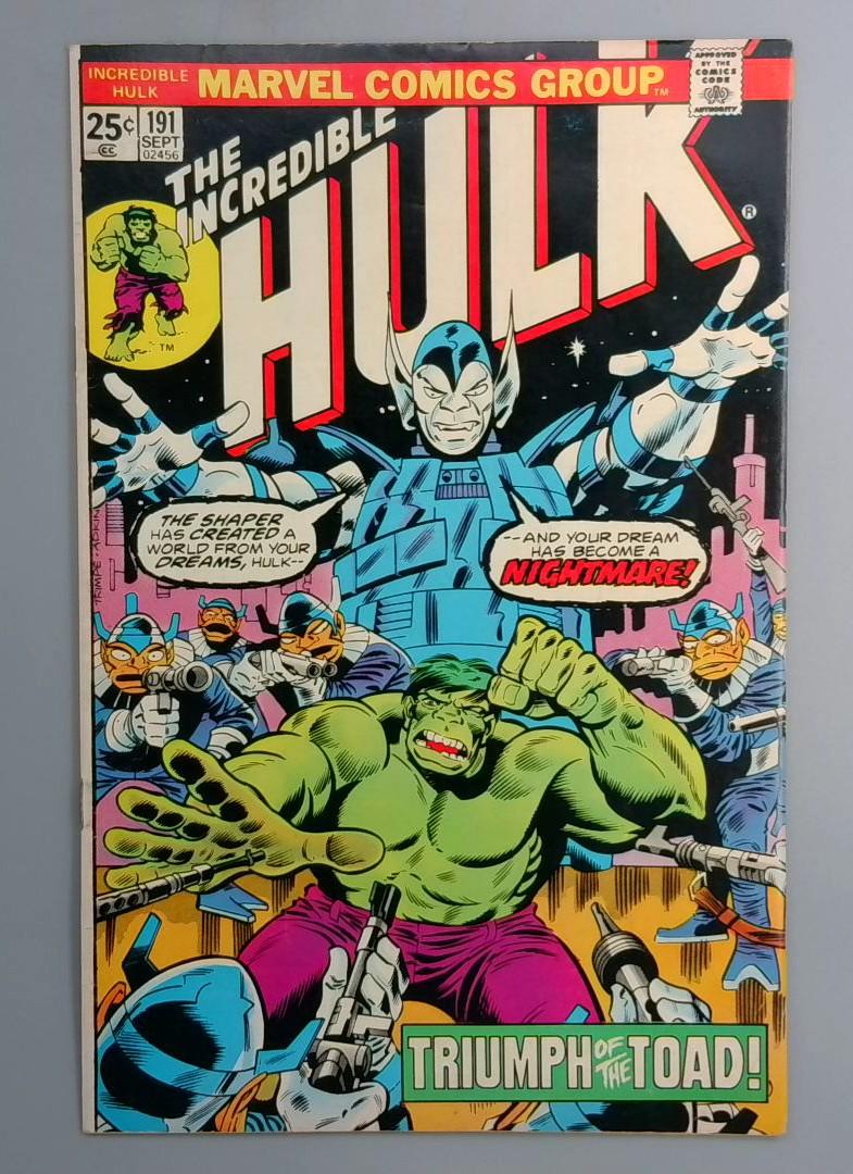 Incredible Hulk #191 King Torkon Ii & Toad Men Appearance Marvel 1975