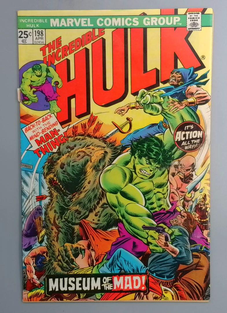 Incredible Hulk #198 Man-Thing Marvel 1976
