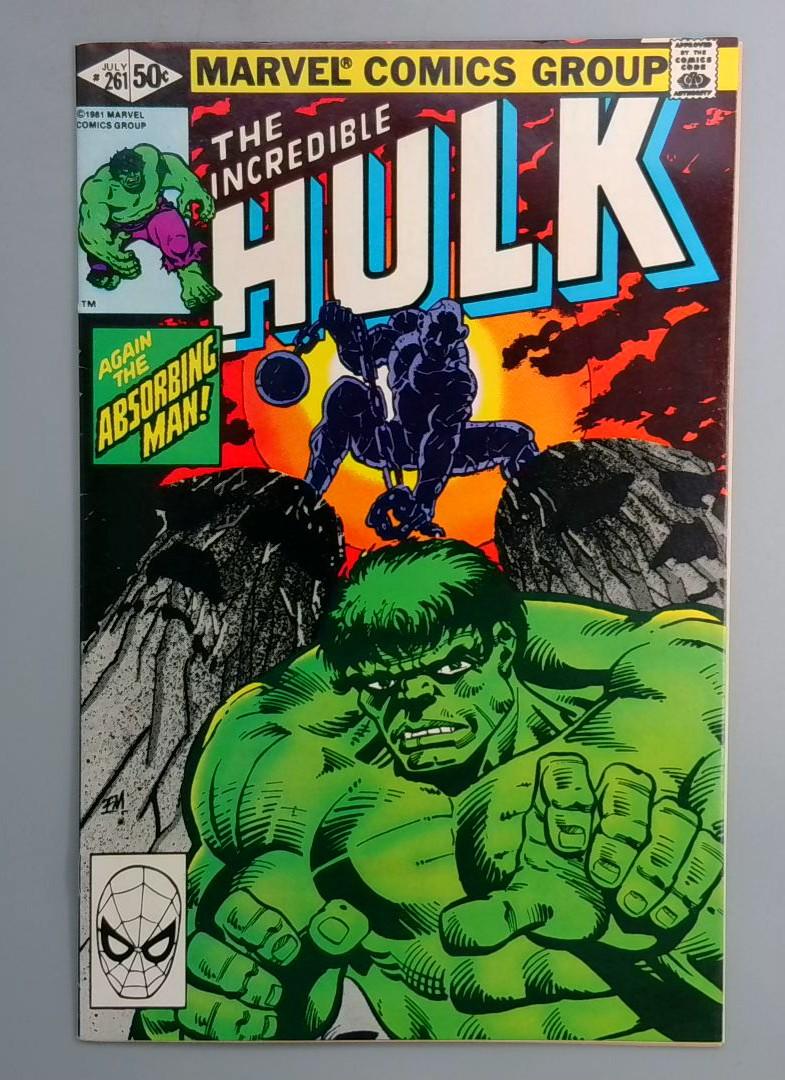 Incredible Hulk #261 VF Frank Miller, Absorbing Man Marvel 1981