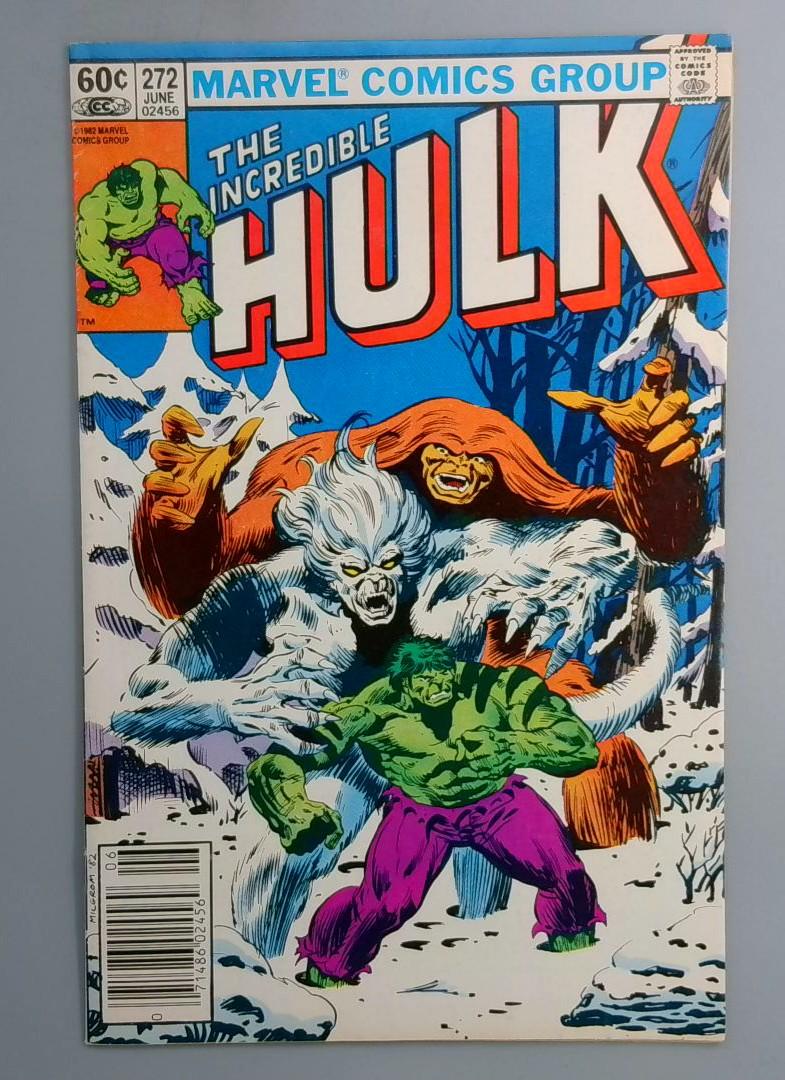 Incredible Hulk #272 FN/VF 2nd Rocket Raccoon, Newsstand Marvel 1982