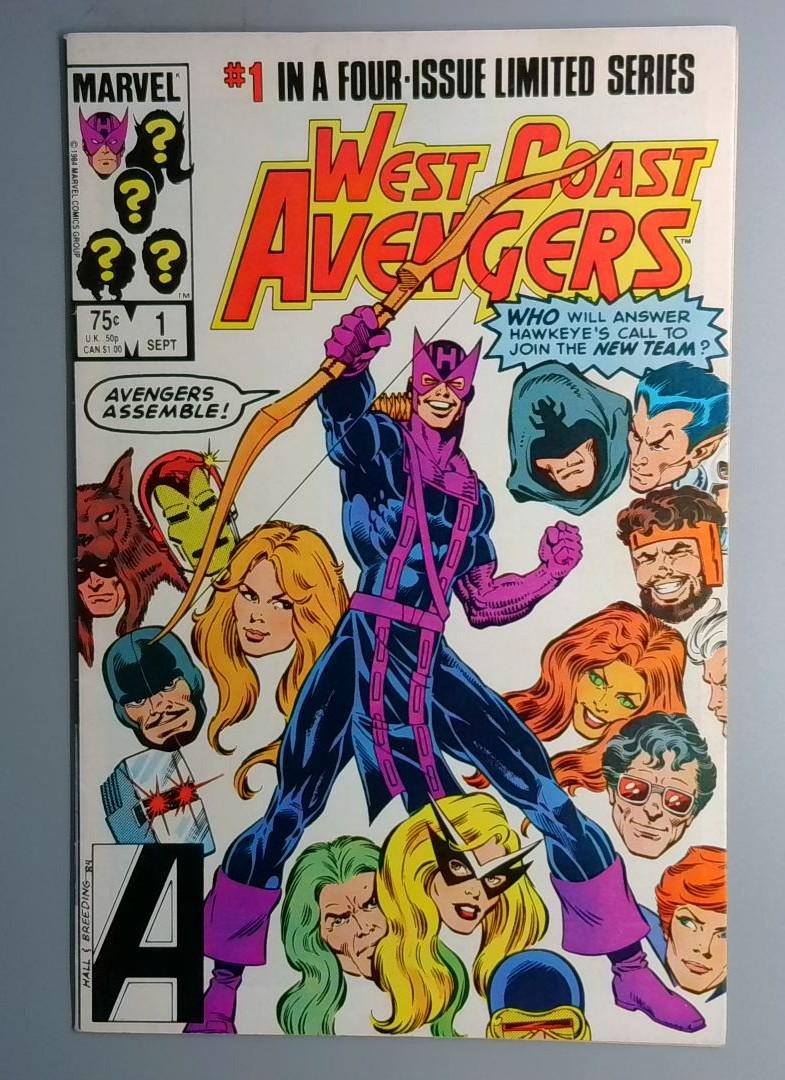West Coast Avengers #1 1st West Coast Avengers Marvel 1984