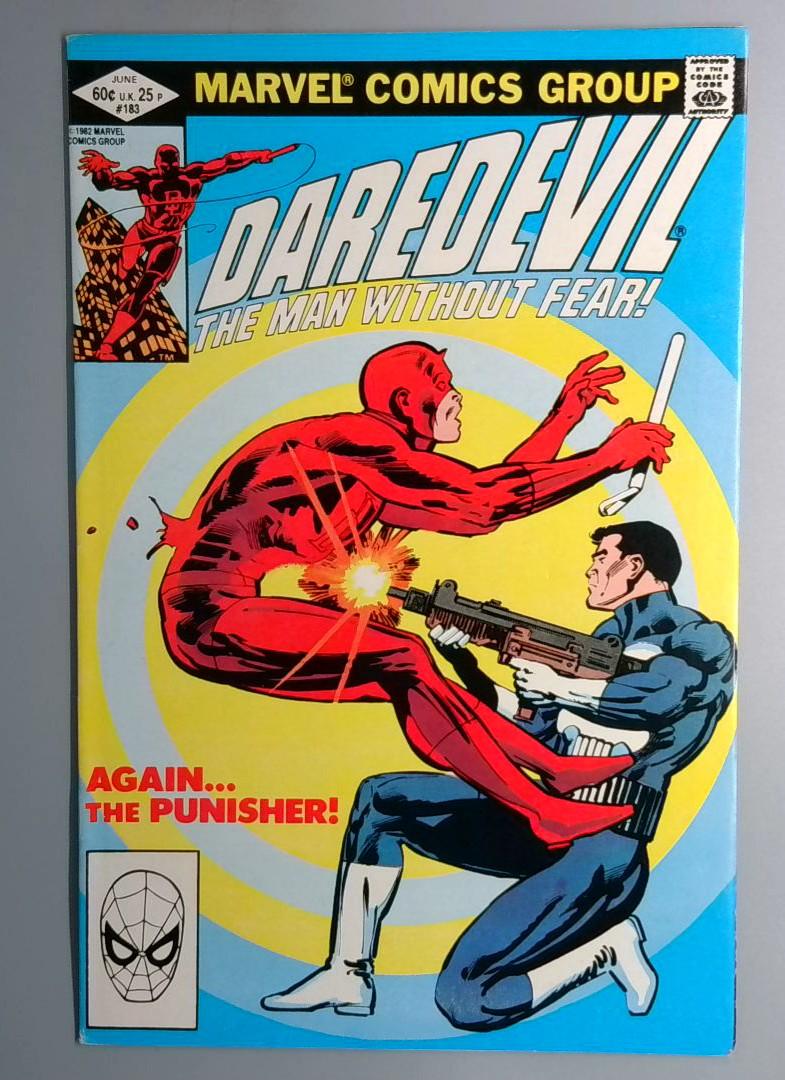Daredevil #183 FN+ 1st Battle Between Daredevil and Punisher Marvel 1982 