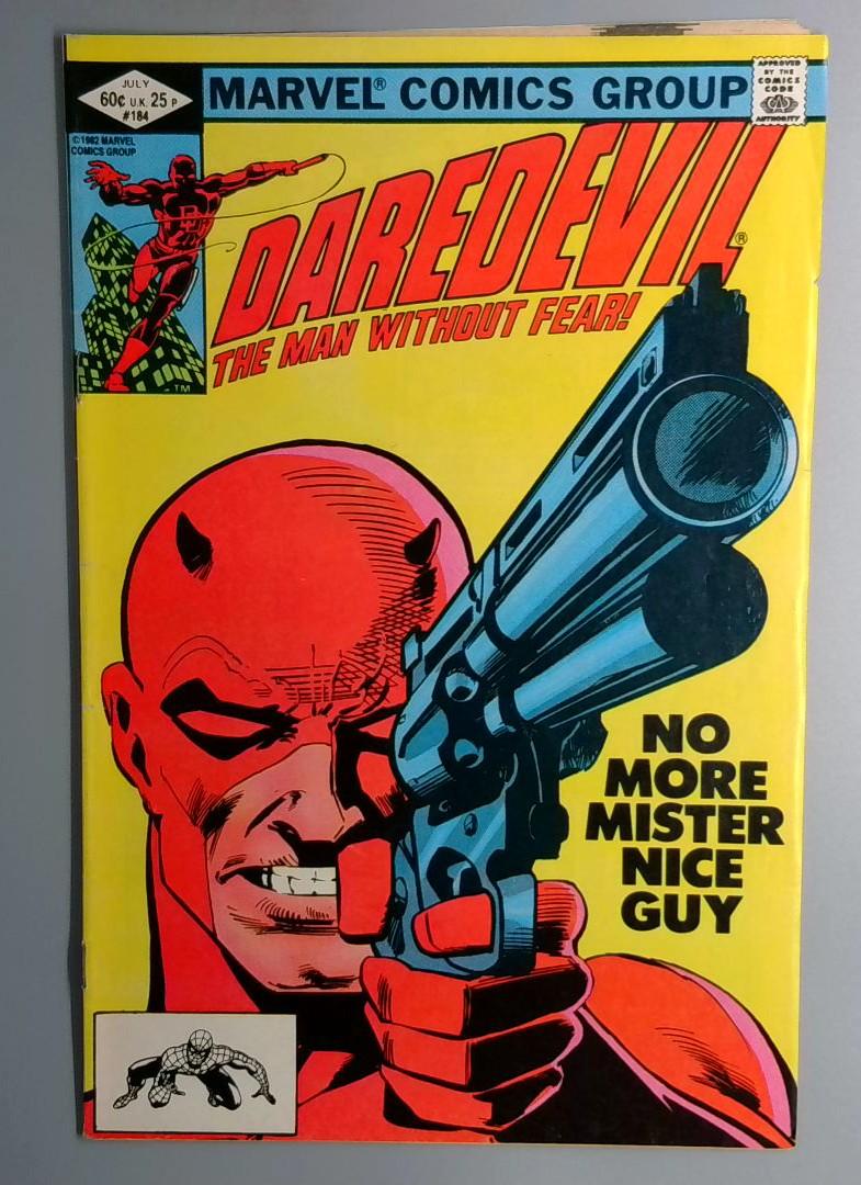 Daredevil #184 1st Team Up of Daredevil and Punisher Marvel 1982