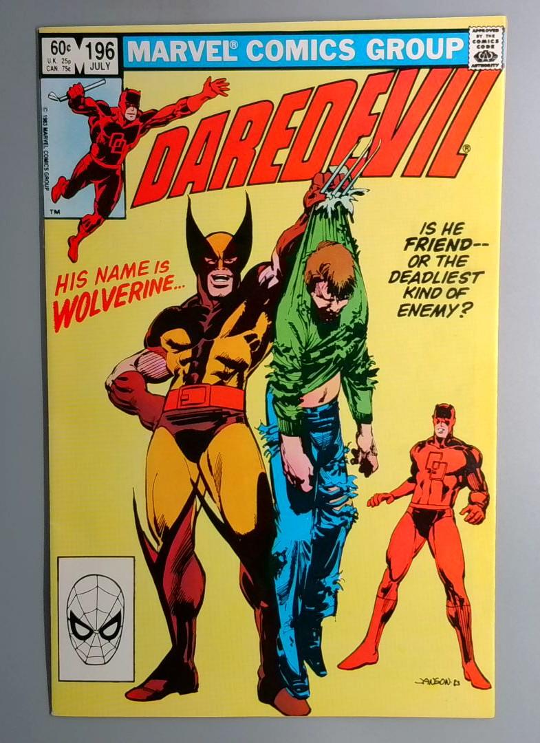 Daredevil #196 NM- Wolverine Marvel 1983