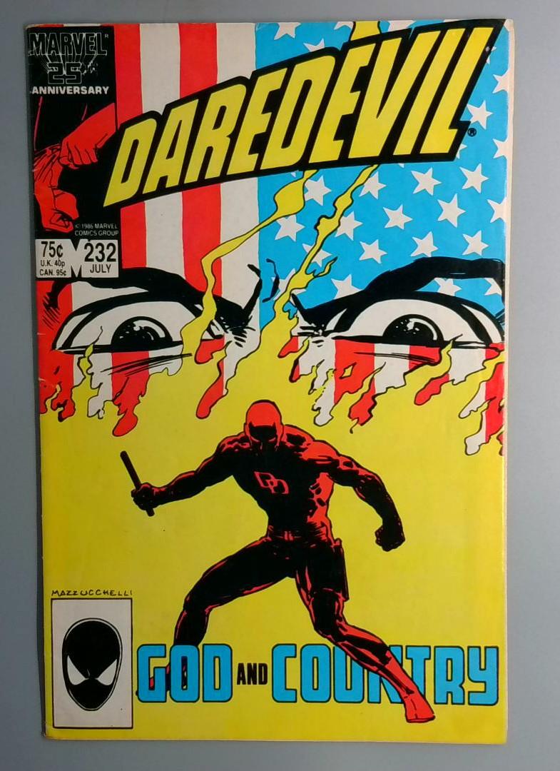 Daredevil #232 1st Appearance of Nuke Marvel 1986