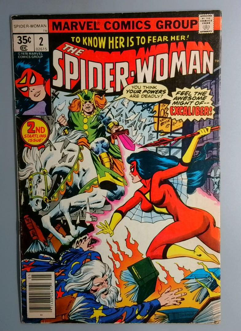 Spider-Woman #2 1st Appearance of Excaliber Marvel 1978