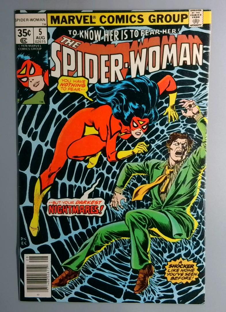 Spider-Woman #5 NM- 1st Appearance of Morgan Le Fey Marvel 1978