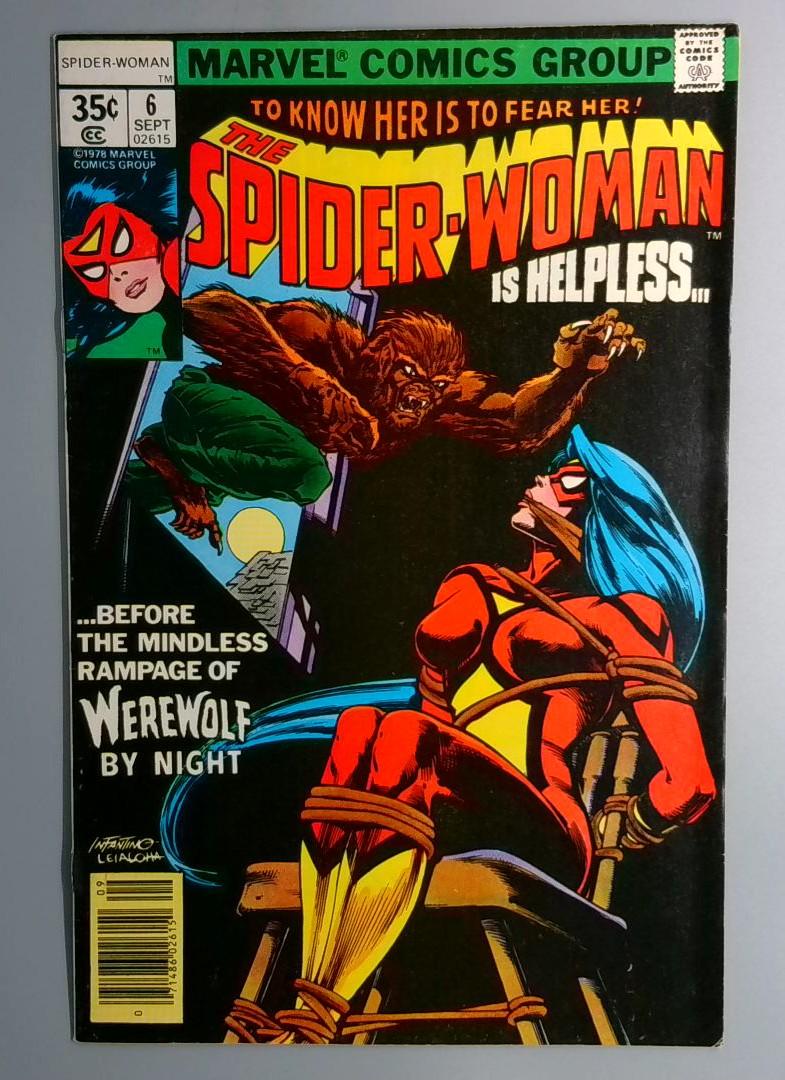 Spider-Woman #6 Werewolf by Night - Bondage Cover Marvel 1978