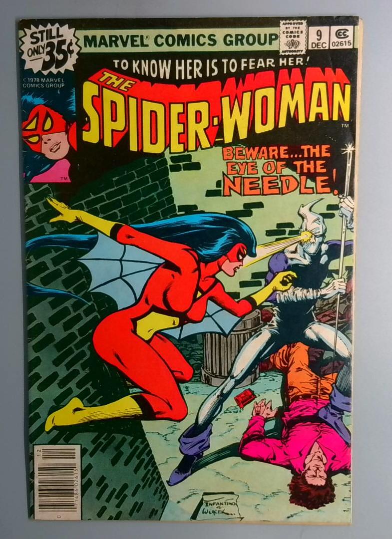 Spider-Woman #9 1st Appearance of Needle Josef Saint Marvel 1978