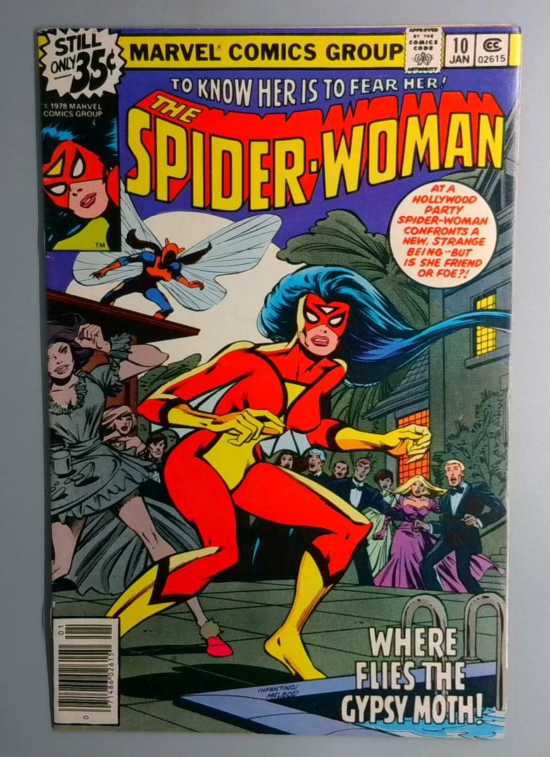 Spider-Woman #10 1st Appearance of Gypsy Moth Sybil Dvorak Marvel 1979