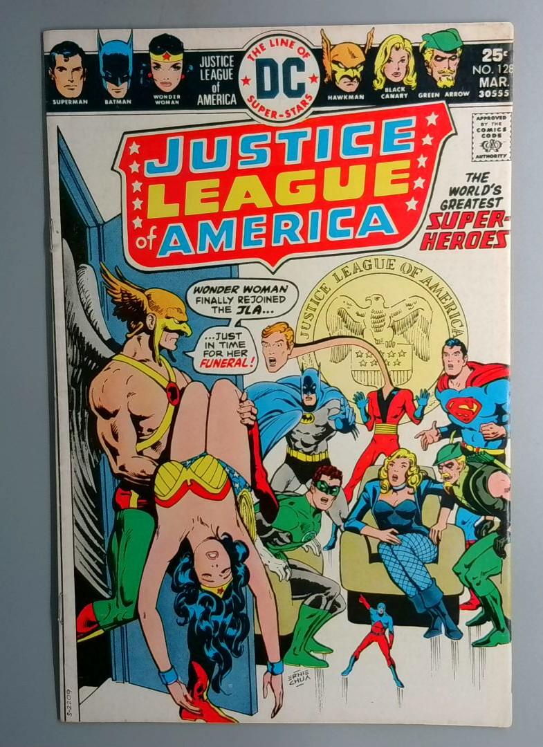 Justice League of America #128 Wonder Woman Rejoins the Justice League DC 1976