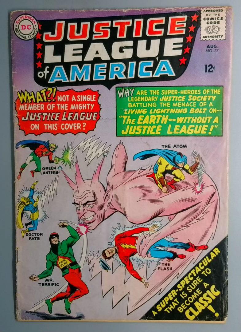Justice League of America #37 VG- DC Comics 1965