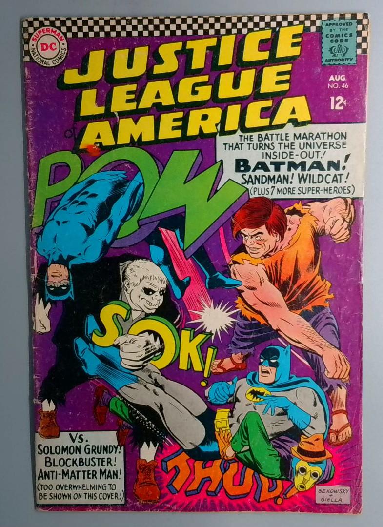 Justice League of America #46 VG 1st Silver-Age Sandman DC 1966