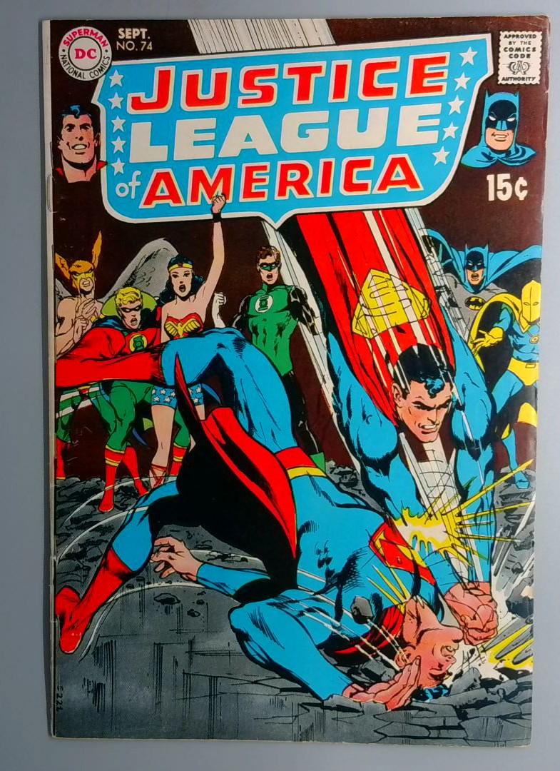 Justice League of America #74 Extra Staples DC 1969