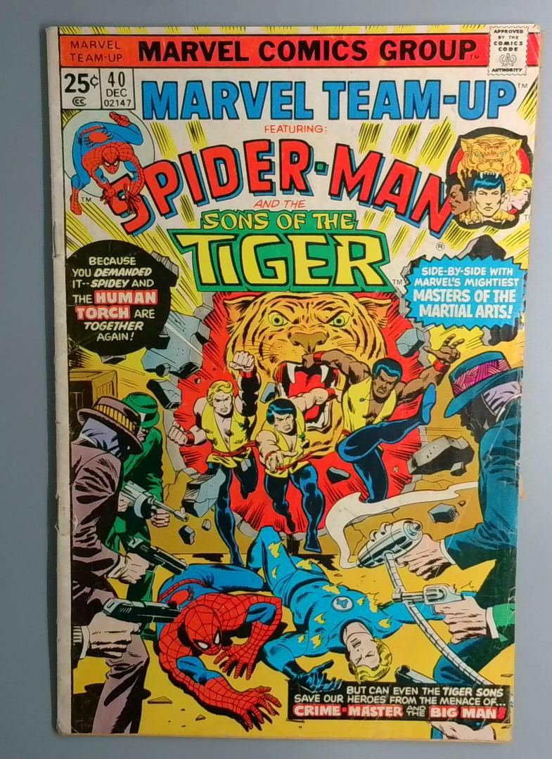 Marvel Team-Up #40 Sons of the Tiger Team-Up Marvel 1975