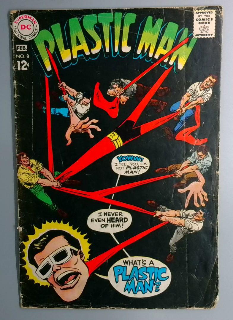 Plastic Man #8 1st 15 Cent Cover Price DC 1968