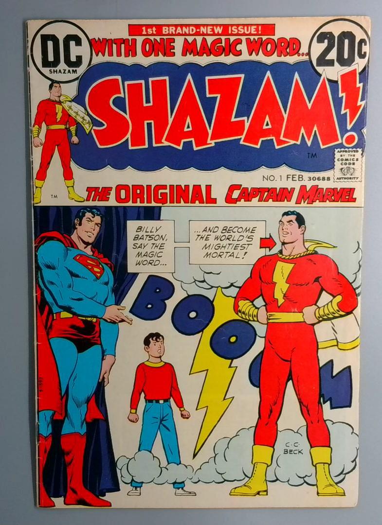Shazam #1 VG+ DC 1973