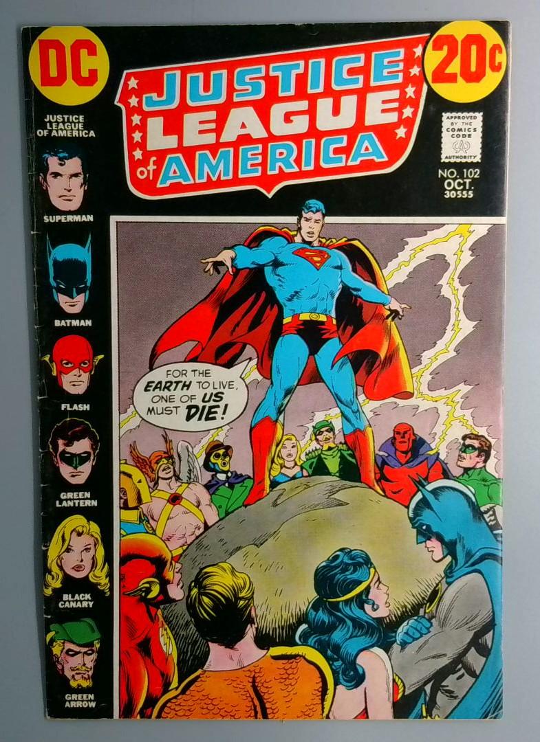 Justice League of America #102 Red Tornado Apparent Death DC 1972