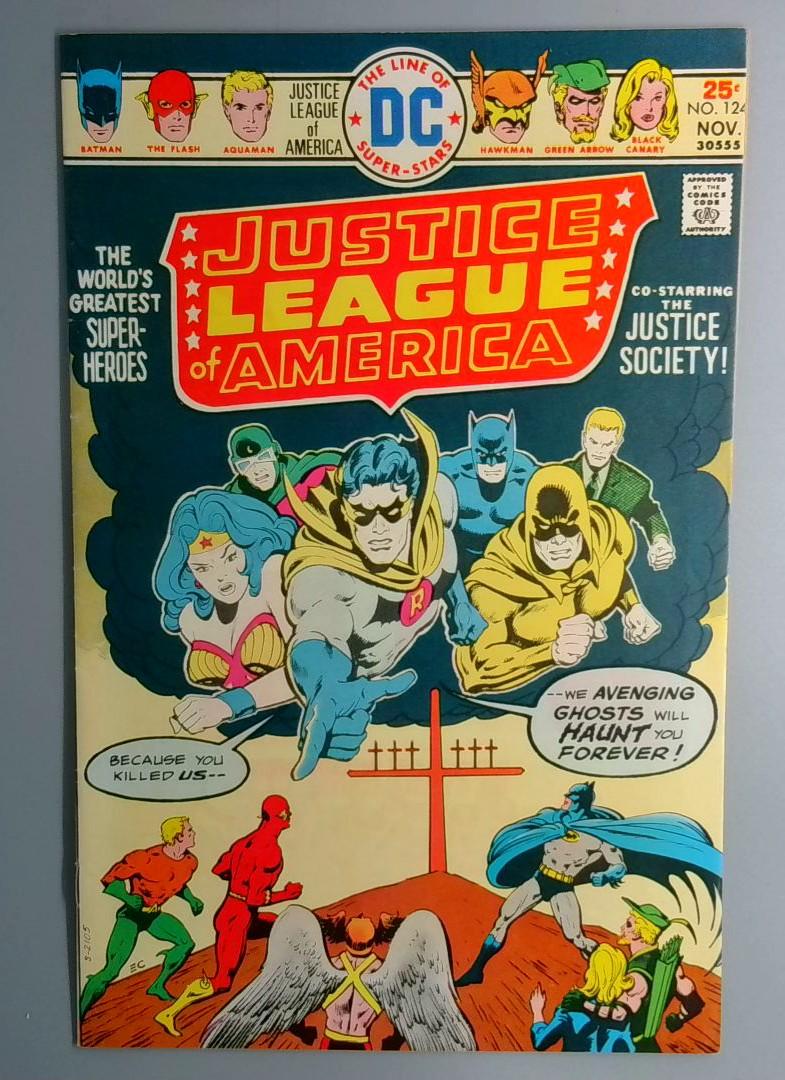 Justice League of America #124 FN+ Jsa Appearance DC 1975