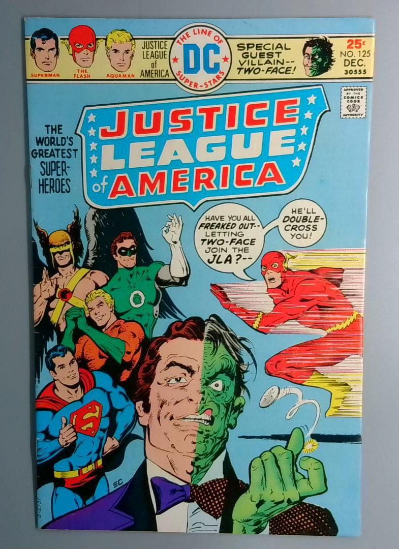 Justice League of America #125 Two-Face Harvey Dent Appearance DC 1975