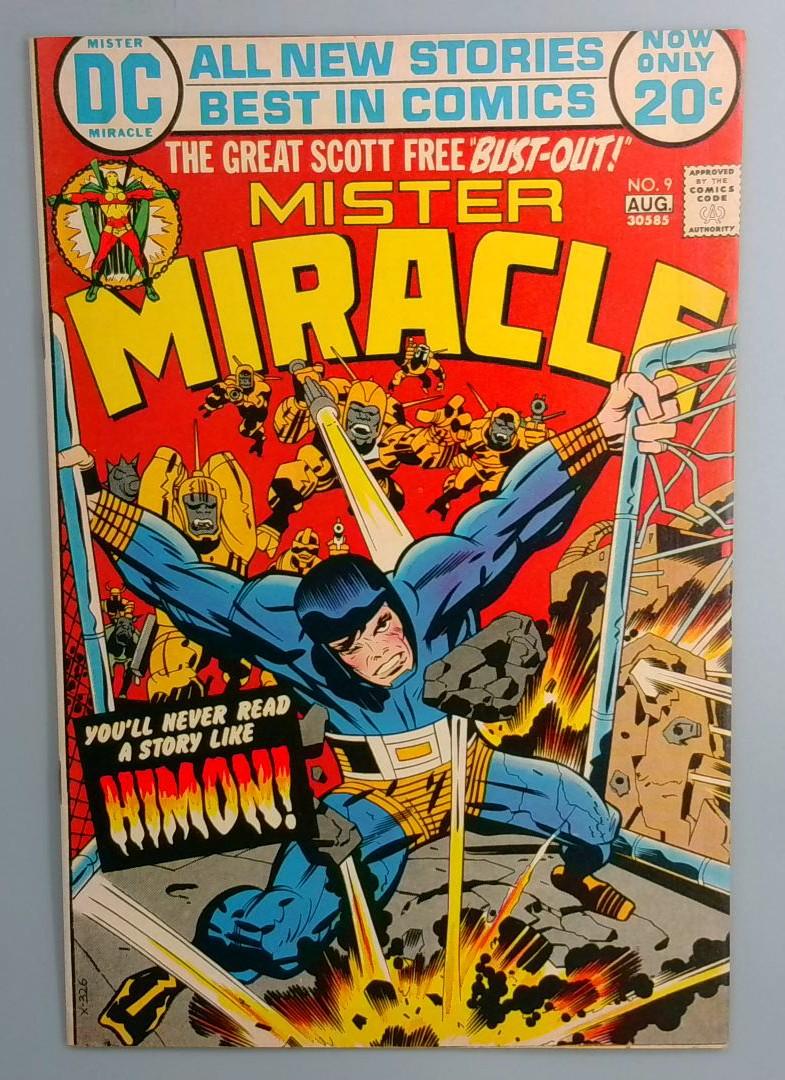 Mister Miracle #9 1st Appearance of Himon - Origin of Mister Miracle DC 1972