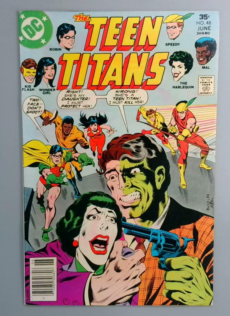 Teen Titans #48 1st Harlequin, Bumble Bee DC 1977