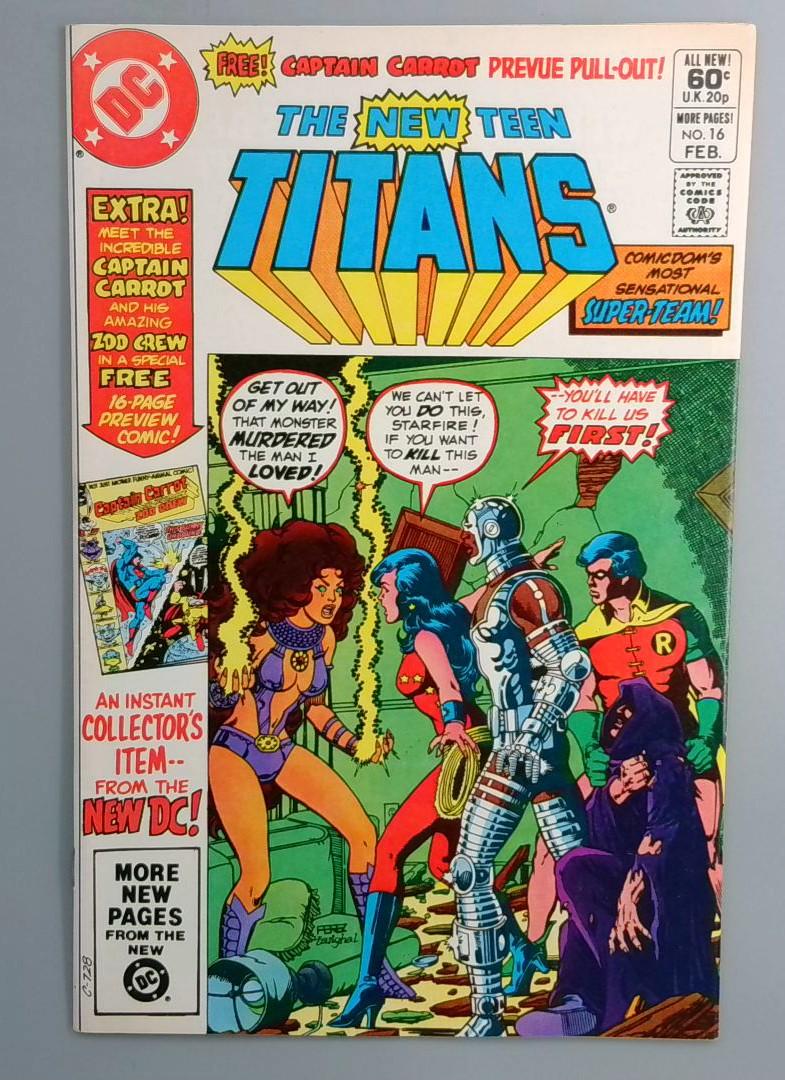 New Teen Titans #16 VF DC 1982