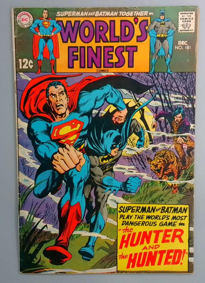 Worlds Finest Comics #181 DC 1968