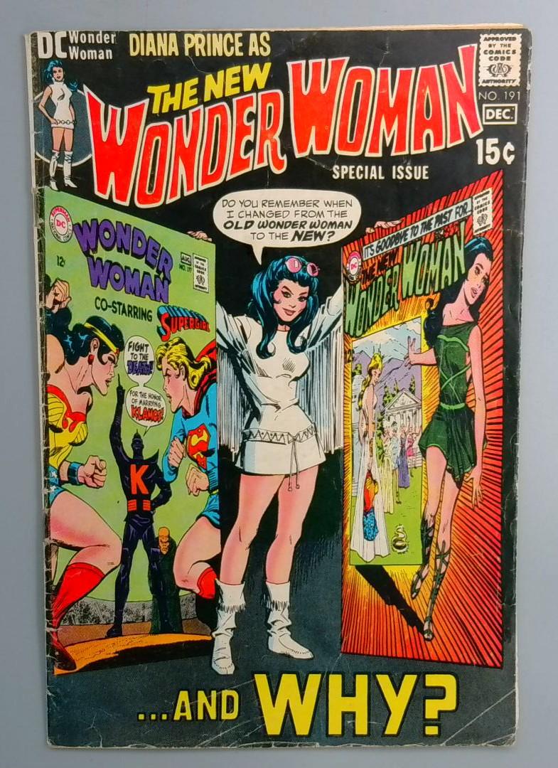 Wonder Woman #191 VG- DC 1970