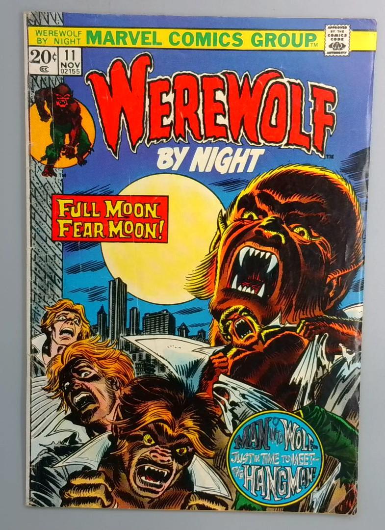 Werewolf by Night #11 1st Appearance of Hangman Marvel 1973